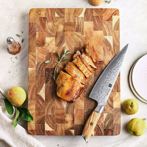 Professional Cutting Board Acacia Wood