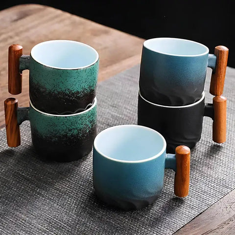 Rustic Ceramic Coffee Mugs