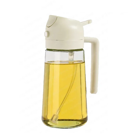 2 in 1 Glass Oil Sprayer And Dispenser