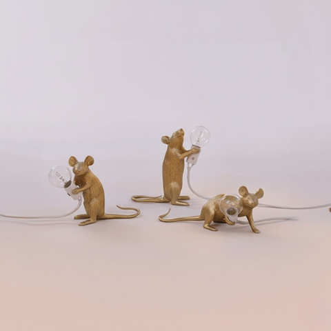 Art Deco Mouse Table Lamp – Quirky LED Home Light