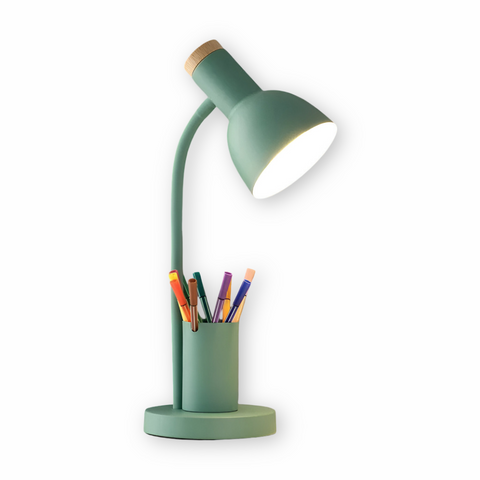 Nordic LED Table Lamp with Pen Holder – Eye-Friendly Desk Light