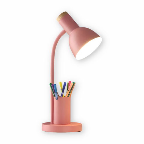 Nordic LED Table Lamp with Pen Holder – Eye-Friendly Desk Light