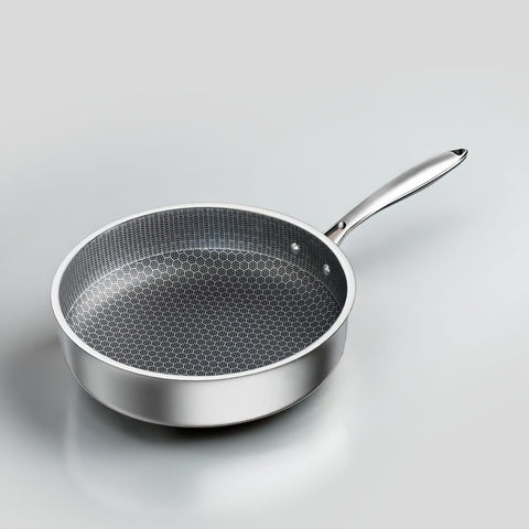Stainless Steel Honeycomb Non-Stick Frying Pan