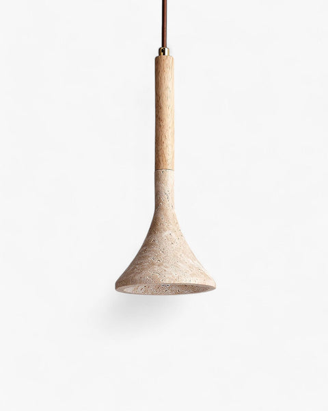 Pendant Ceiling Light - Clarivo - Natural Wood Finish - Modern Minimal Lamp