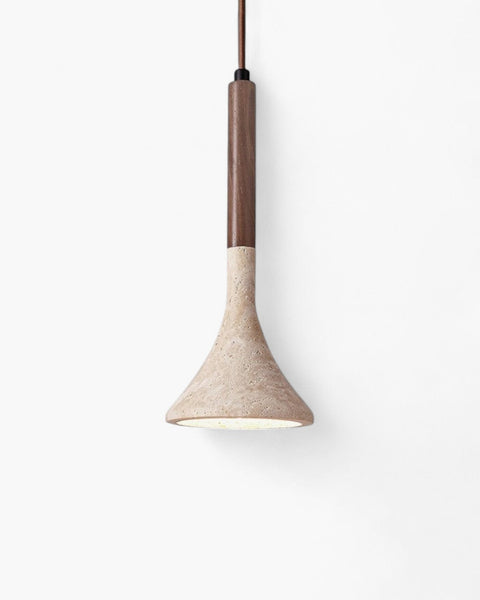 Pendant Ceiling Light - Clarivo - Natural Wood Finish - Modern Minimal Lamp