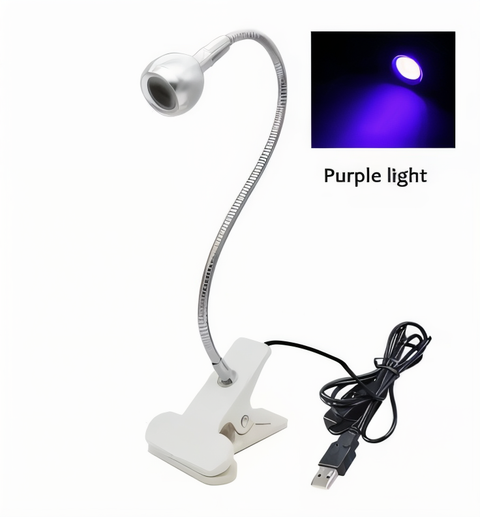 ClipNGlow Desk Lamp – 360° Rotatable, USB-Powered, Flexible Reading & Study Light