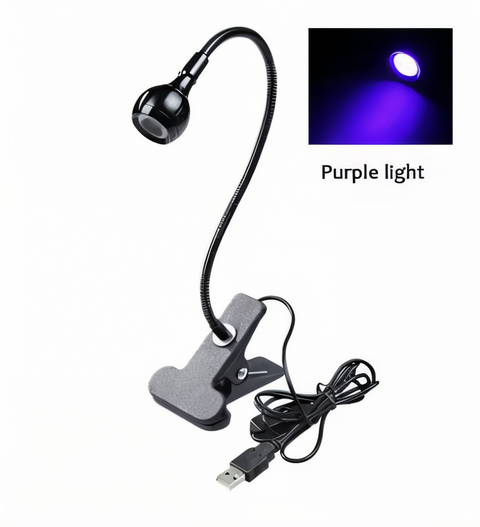 ClipNGlow Desk Lamp – 360° Rotatable, USB-Powered, Flexible Reading & Study Light