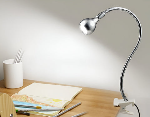 ClipNGlow Desk Lamp – 360° Rotatable, USB-Powered, Flexible Reading & Study Light