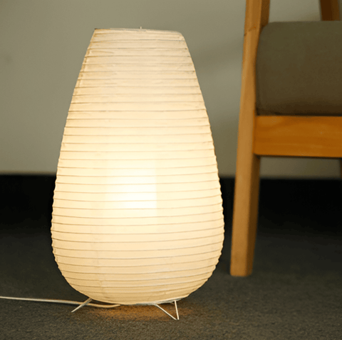 RetroChic Lamp – Japanese Rice Paper Light with Elegant Design