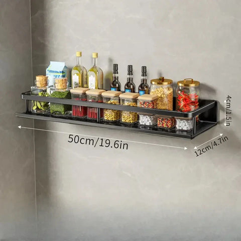 Elegant Wall Shelf for Kitchen Organization