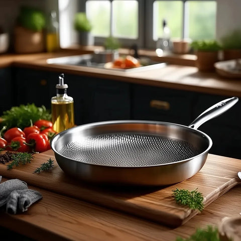 Stainless Steel Frying Pan