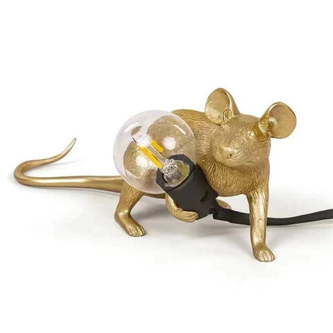 Art Deco Mouse Table Lamp – Quirky LED Home Light