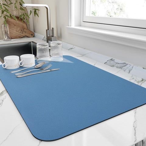 Absorbent Dish Drying Mat – Fast-Drying & Space-Saving